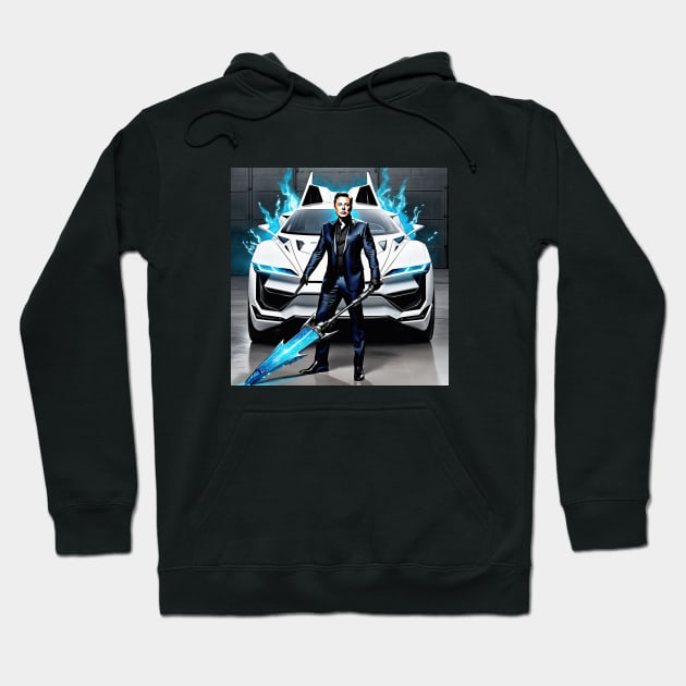 X com - X man - Elon musk Hoodie by SOLOBrand